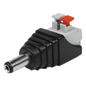 Adaptador Tipo Jack de 3.5 mm Macho Polarizado de 12 Vcc con Terminales de Presión