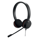 Jabra Evolve 20 Duo con conexión USB, micrófono con cancelación de ruido de última generación, configuración Plug and Play, Certificación Microsoft Teams (4999-823-109)