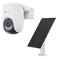 Kit Cámara PT 4G y Wi-Fi / 2K+ (4Megapixel)  / IA Detección Humano-Vehiculo / Color Nocturno / Batería 5200 mAh / IP65 / Incluye  Panel Solar 5W IP65