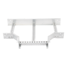 Derivación T Horizontal / Aluminio Perfil Z / Peralte 3 1/4\" / Ancho 12\" / Radio 8\" / NEMA-VE1/VE2