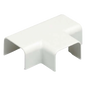 Conexión en \"T\", para uso con canaleta LD3, material ABS, Color Blanco Mate