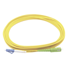 Jumper de Fibra Óptica / LC/UPC-SC/APC / Monomodo OS1/OS2 / Simplex / 1 m (3.28 ft) / PVC Amarillo