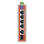 Switch Industrial / 4 Puertos 10/100 Mbps con PoE 802.3af/at / 2 Puertos Uplink Gigabit (1 Rj45 - 1 SFP) / PoE Hasta 250 m