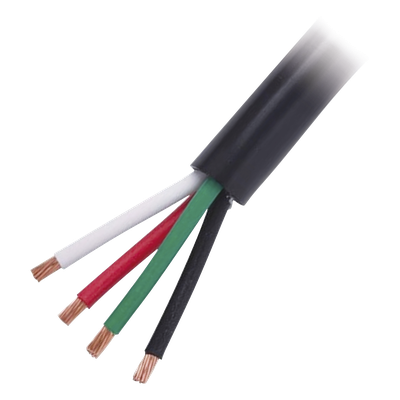 Cable de Uso Rudo / 4 Hilos / Calibre 18 AWG / 600 V / Rollo 100 m