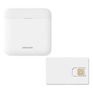 Kit de Alarma Inalámbrica / 48 Zonas / Conectividad 3G/4G y Wi-Fi / Batería de Respaldo / Servicio de Datos 600MB 1 Año