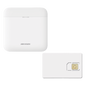 (AX PRO) KIT de Alarma AX PRO / Incluye: 1 Hub con batería de respaldo / 1 año de Servicio de Datos 600MB / Wi-Fi / 3G/4G / Compatible con Hik-Connect P2P