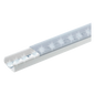 Difusor para tira LED con tapa transparente de PVC auto extinguible, ideal para colocar iluminación, 20 x 10mm, tramo de 1.53 m con cinta Autoadherible.