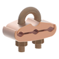 Conector Mecánico / 3 Cables Cobre 2/0 AWG - 250 KCMIL / Varilla 5/8\" - 3/4\" / Torque 480 lbf·in / UL467