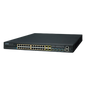 Switch Administrable Stacking Capa 3, 24 Puertos PoE 802.3af/at 10/100/1000T, Hasta 370 W,  4 Puertos 10G SFP+