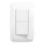 Apagador Duplex de 10 A / 127 V CA ~60 HZ  / Color Blanco.