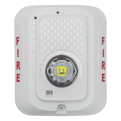 Lámpara estroboscópica LED para pared, sin bocina, candela seleccionable, color blanco, compatible con SpectrAlert
