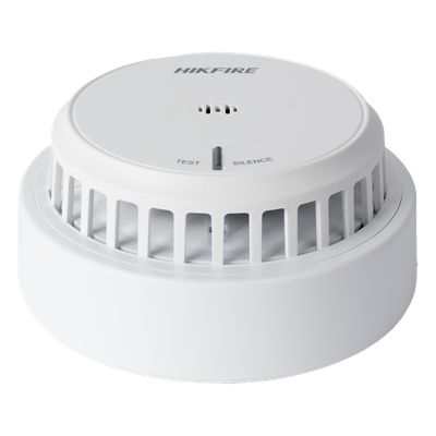 (HikFire) Detector de Humo Óptico Hikvision / Tecnología Avanzada de Detección de Incendios / Alarma Temprana y Fiabilidad Certificada / Soporta Salida de Alarma