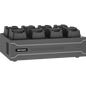 Dock Station de Escritorio con 8 Estaciones de Carga para Body Cams / Doble Interfaz de Red / 4 Bahías de HDD / Carga y Respaldo Automático / Prevención de Pérdida de Datos / Cobertura Cíclica / Re