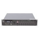 Controlador de Evacuación por Voz / Amplificador 500 W / 8 Zonas Independientes / Expansible a 128 Zonas / Salida 100 V / Reproductor MP3 / Radio FM