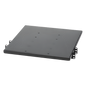 Charola de Doble Fijación en Rack de 2 Postes, 635 mm de Profundidad, y Soporte de Peso de 113 Kg, 1 UR, Color Negro