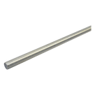 Varilla Roscada / 1/4\" (6.4 mm) / 1 m (3.3 ft) / Fierro SAE 1018 / Galvanizado Electrolítico
