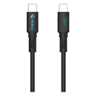 Cable USB-C a USB-C / Carga Rápida 60W / Transferencia 480 Mbps / Magnético Auto-enrollable / Silicona Líquida / 1 m (3.3 ft)