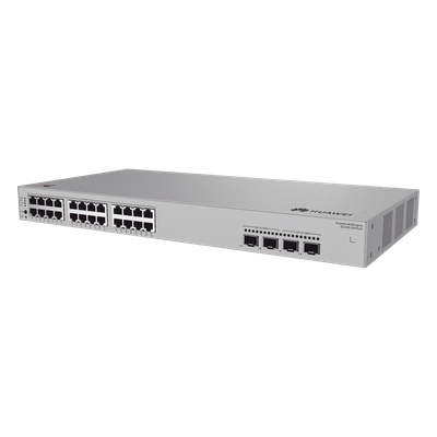 Switch de Acceso eKit Administrable / Capa 2 / 24 Puertos PoE+ Gigabit + 2 Puertos SFP(2.5 Gbps) + 2 Puertos SFP+(10 Gbps) / PoE Perpetuo / Presupuesto PoE 400 W / Sin licenciamiento
