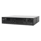 Amplificador Mezclador Matricial / 2 zonas / 240W por canal / 6 entradas / Bluetooth USB SD FM / 4 entradas mic con phantom / 100V y 4-16Ω / 787 pies de cobertura