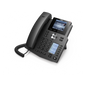 Teléfono IP empresarial para 4 Líneas SIP con 2 pantallas LCD, 6 teclas BLF/DSS, puertos Gigabit y conferencia de 3 vías, PoE