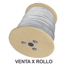 Cable de Retenida de Acero / 3/8\" / Carga a Ruptura 4900 kg / 7 Hilos Trenzados / Galvanizado Clase A / Carrete 2000 m (6561.7 ft)