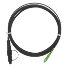 Jumper de Fibra Óptica / SC/APC a Caja FDP460 / Redondo / 5 m (16.40 ft) / Forro 3 mm / G657A2 / Negro / Simplex