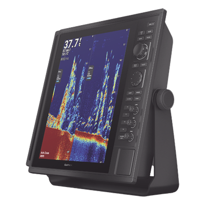 Pantalla Náutica GPSMAP 15\" / Resolución XGA 1024x768 / Dual-Frequency Sonar 50/200 kHz / CHIRP Sonar Built-in / ClearVü y SideVü / Compatible con NMEA 2000 y 0183 / 2 Ranuras SD / IP26/IP27