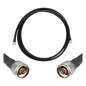 Jumper Coaxial de 50 Ohm con Cable Wilson-400 | Conector N Macho en los Extremos | 9.14 Metros (30 Pies) de Longitud.
