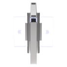 Módulo Central de Expansión para Torniquete Swing / Carril 90 cm (35.4 in) / Iluminación LED / Servomotor 12 Millones de Ciclos / 14 Pares de Sensores IR / Acero Inoxidable SUS304