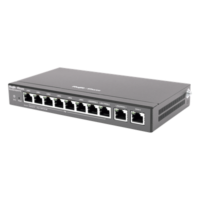 Router Balanceador con Función SD-WAN, PoE+ hasta 110 Watts, Hasta 4 Servicios de Internet y hasta 350 clientes con desempeño de 1.5 Gbps
