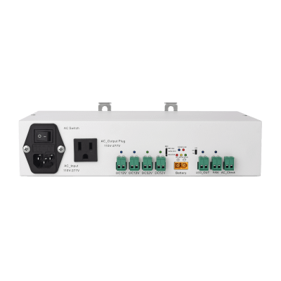 Fuente de Alimentación / 52V 3A + 12V 5A / Respaldo Batería / Riel DIN / Protecciones Sobrecarga-Cortocircuito / Telecomunicaciones
