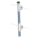 Aislador de Paso para Cerco Eléctrico / Aislamiento 18 kV / Resistencia Mecánica 10.2 kg / Protección UV / Polipropileno y Policarbonato