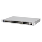UniFi Switch USW-48-POE, Capa 2 de 48 puertos (32 puertos PoE 802.3af/at + 16 puertos Gigabit) + 4 puertos 1G SFP, 195W, pantalla informativa