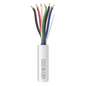 Carrete de 305 Metros (1000 Pies) / Cable de Cobre / 6 x 18 AWG / Plenum / Para Interior / Color Blanco / Para Aplicaciones de Alarmas de Intrusión/Control de Acceso/ Automatización / Interfonos y