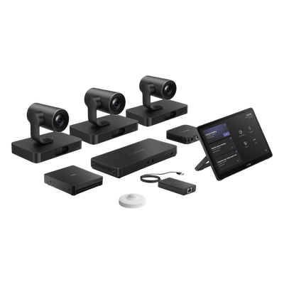 Sistema de Videoconferencia / Intel Ultra5 125H con NPU / Triple Cámara 20x Zoom Óptico / 9 Cámaras Multicámara / Compartición 4K/60fps / Panel Táctil 11.6' Full HD