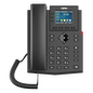 Teléfono IP empresarial para 4 líneas SIP con pantalla LCD de 2.4 pulgadas a color, Opus y conferencia de 3 vías, PoE.