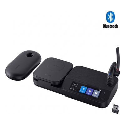 Sistema de Auricular Bluetooth Mono BH71 Pro con Conectividad USB C/A y Estuche de Carga Profesional Integrado