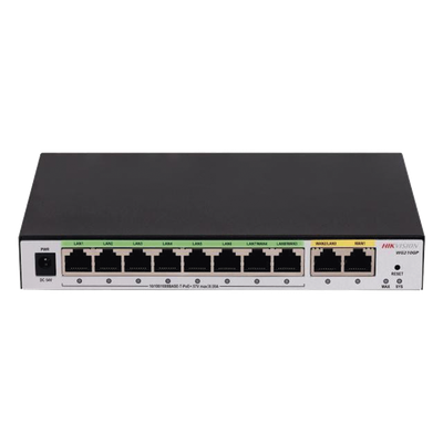 Router Gigabit PoE+ / Ideal para Access Point (AP) / 8 Puertos Gigabit PoE+ / 2 Puertos WAN / Hasta 200 clientes