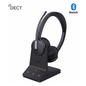 Diadema Inalámbrica WH64 Dual Teams con Micrófono Dual y Acoustic Shield 2.0 para Llamadas Claras en Entornos Ruidosos