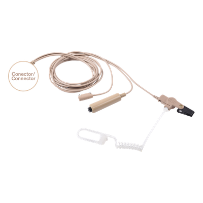 Kit de Micrófono-Audífono profesional de 3 cables para KENWOOD NX-200/300/410, TK-480/2180/3180