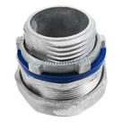 Conector Recto para Tubo Liquidtight / 3/4\" (19 mm) / Acabado Bruñido Brillante / Sellos y Contratuerca Incluidos / NEMA FB-1 / UL 514B