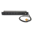 Tomacorriente Multiple Horizontal para Rack 19\".