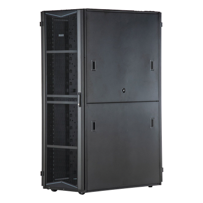Gabinete FlexFusion para Centros de Datos, 42 UR, 800 mm de Ancho, 1070 mm de Profundidad, Fabricado en Acero, Color Negro