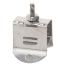 Sujetador de Cable Coaxial / Doble Click / 1/2 Pulgada / Paquete 10 Piezas