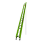 Escalera de Extensión / Fibra de Vidrio y Aluminio / 10.9 m (35.8 ft) / Capacidad 375 lb (170 kg) / Estabilizadores Niveladores Integrados / Certificación ANSI-OSHA
