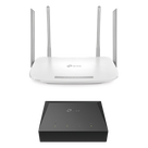 Kit ONU Gigabit / Router Wi-Fi AC1200 / 4 Puertos LAN Gigabit / 4 Antenas Omnidireccionales / Administración Remota TR-069 / IPv6