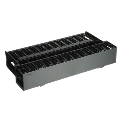Organizador de Cables Horizontal NetManager, Doble (Frontal y Posterior), Para Rack de 19in, 2UR