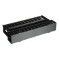 Organizador de Cables Horizontal NetManager, Doble (Frontal y Posterior), Para Rack de 19in, 2UR