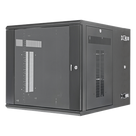 Gabinete de Montaje en Pared / 12 UR / 19in / 762mm (2.5 ft) Profundidad / Ventana de Seguridad / Acero