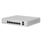 Switch UniFi Administrable de 8 Puertos Gigabit PoE+ 802.3at/af y PoE Pasivo 24V.